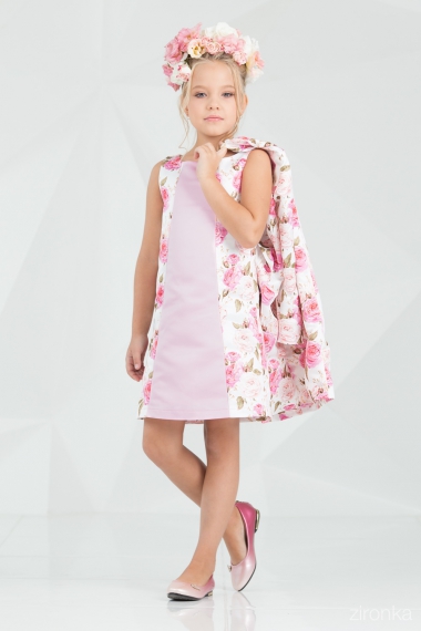 Комплект нарядный для девочки Флавия (платье + пальто)
