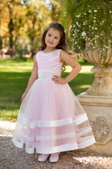 Платье для девочки Мила (розовое)