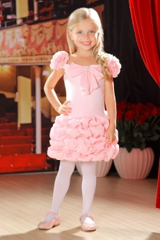 Платье для девочки Безе (розовое)