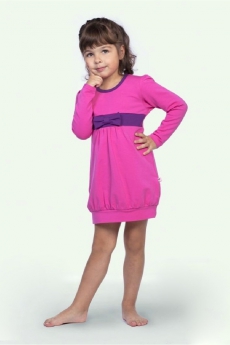 Платье для девочки с бантиком (розовое)