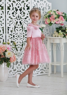 Платье для девочки Франсуаза (розовое)