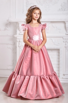 Платье для девочки (пепельно-розовый)
